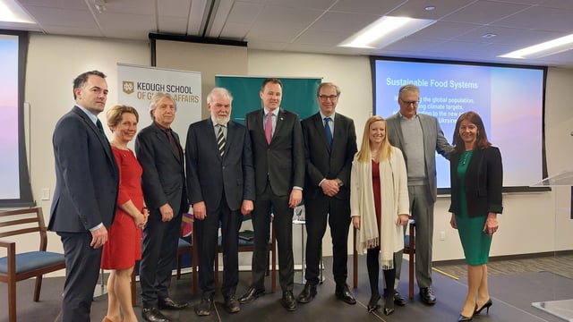McConalogue discusses sustainability at 1st stage of US trade mission