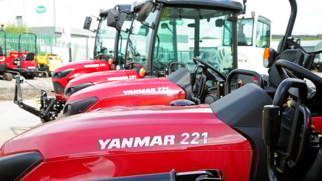 Yanmar compact tractors added to construction machinery range