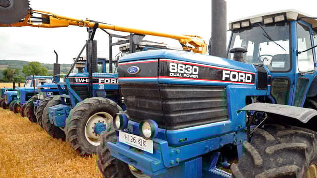 Waterford college showcases tractor restoration projects