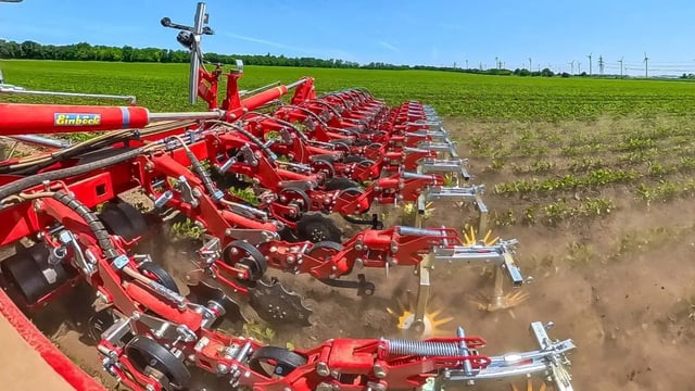 12m folding hoe and Fusion Farming from Einboeck tackle weed control