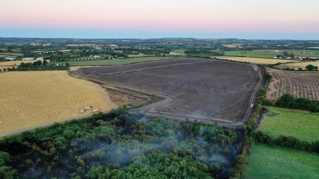 Video: Wexford Fire Service praises farmer response to blazes