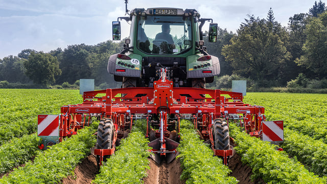 Lemken makes mechanical weed control possible in ridge crops