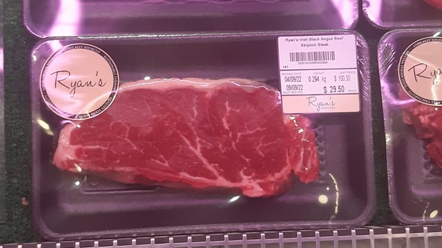 Premium price for Irish beef flown weekly to Singapore