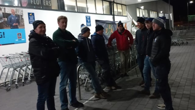 IFA protest: Egg producers 'face closure' and 'losses mount' for pigs