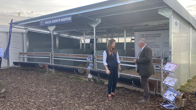 Mobile 'high health' calf unit on show at NPC