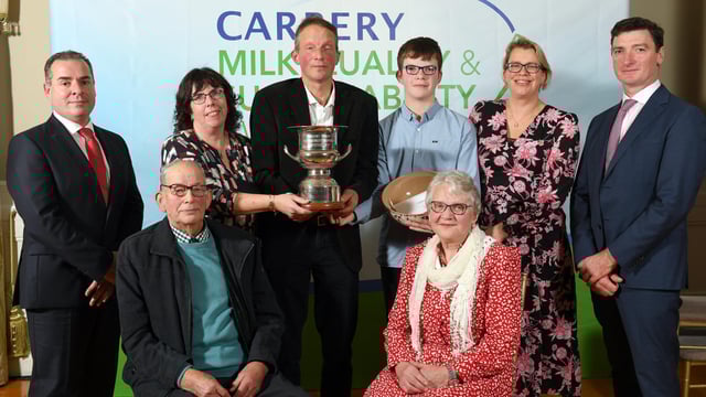 Dunmanway family takes overall Carbery Milk Quality Award