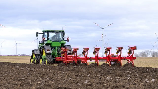 Top Pottinger ploughs take to the land