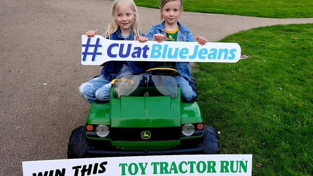 Junior tractor run for Blue Jean Festival