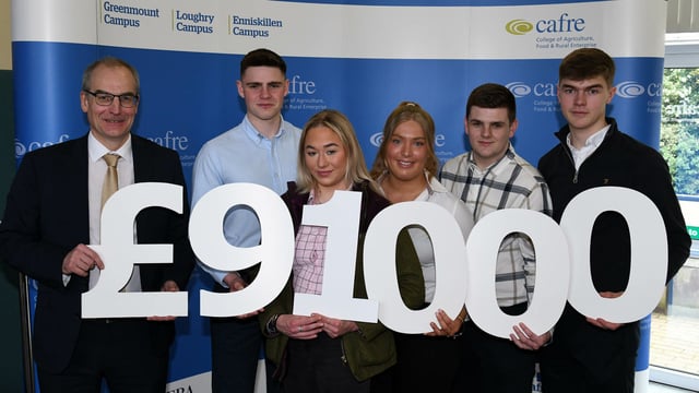 CAFRE students receive £91,000 of industry awards