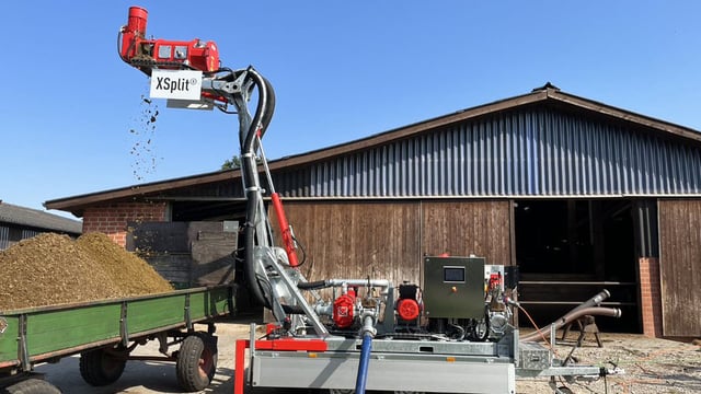 Slurry separation demo days with the Vogelsang XSplit