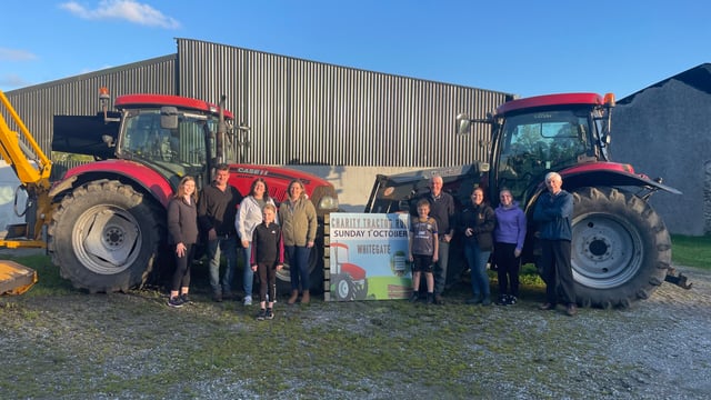 Community rallies around bereaved family with tractor run