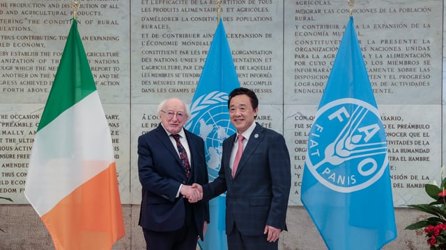President Higgins: 'We need to shift away from over-reliance on imported fertiliser'