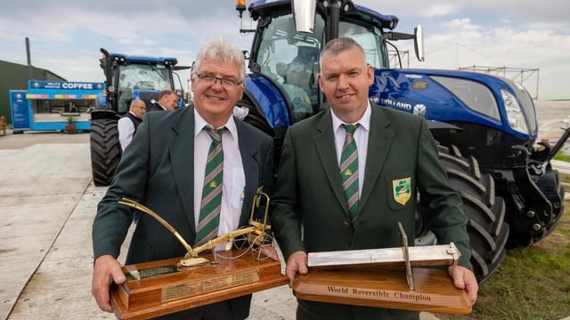 Irish ploughing team retains world champion titles