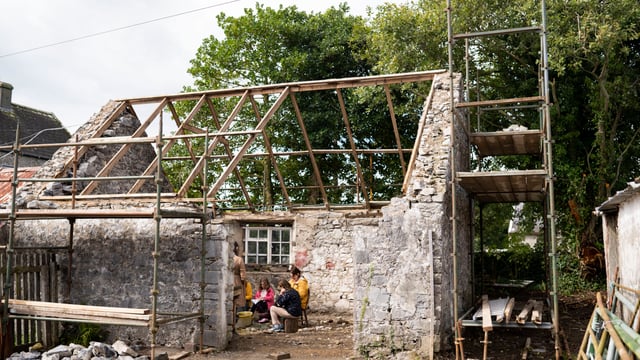 Old workshop and cow sheds repair unveils rich heritage