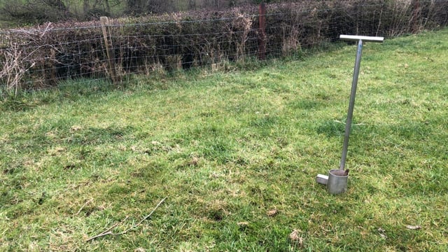 Why is early January the best time to take soil samples?