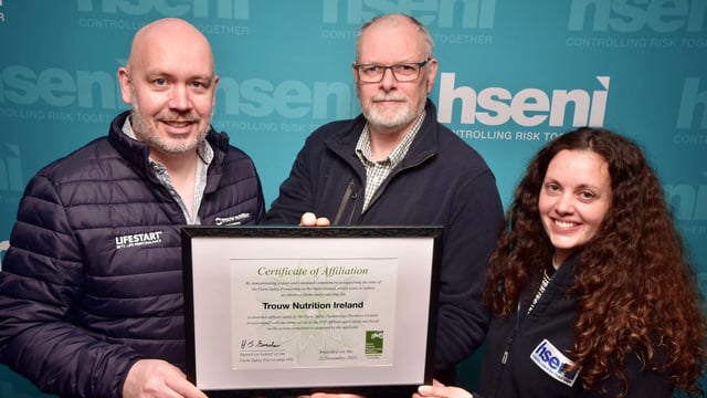 Trouw Nutrition Ireland joins farm safety partnership with HSENI