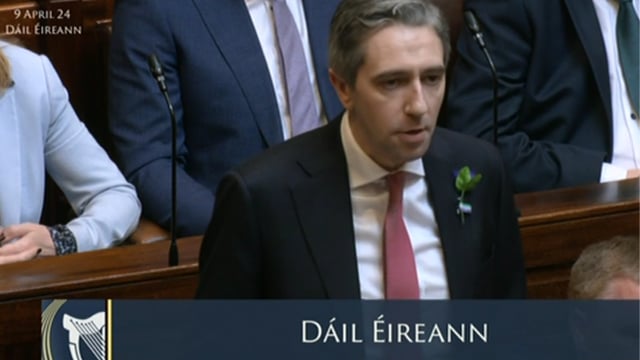 Simon Harris elected as Taoiseach following Dáil vote