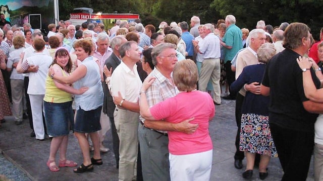 Stepping it out at Laharn Crossroads in Co. Cork