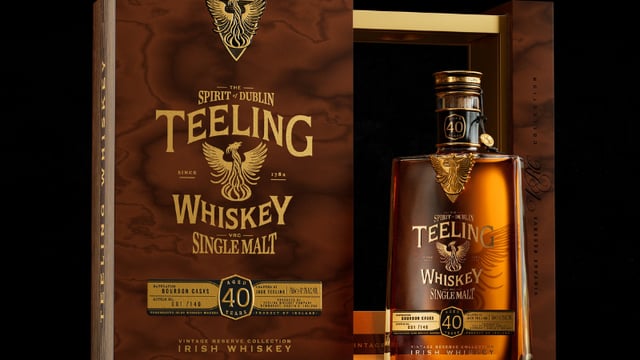 New 40-year-old single malt whiskey hits market at €15,000