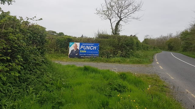 Punch 'disappointed' after election billboard goes missing