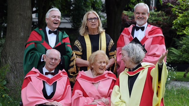 McHugh awarded honorary doctorate from Trinity College
