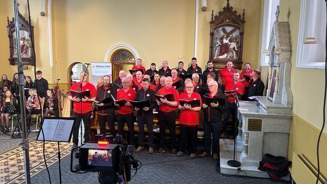 Farmers in male choir gear up to hit a high note at Electric Picnic