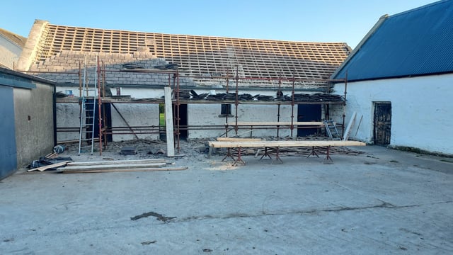 Roof project sees much of old slate salvaged