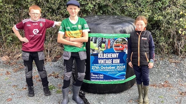 Kilbehenny NS stages tractor run for all-weather grass area