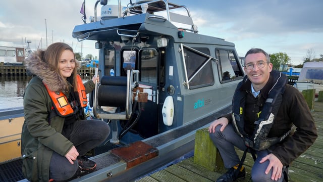 Research vessel to monitor blue green algae on Lough Neagh