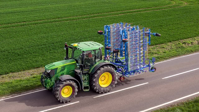 New Lemken harrow offers mechanical weeding at 12m