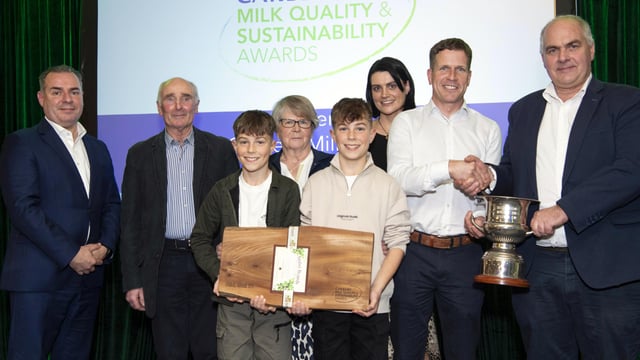Carbery Milk Quality and Sustainability award winner announced