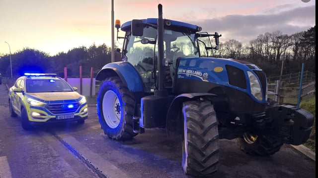 Young Cork tractor driver stopped with tax expired 2,919 days