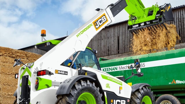Big leap forward for JCB and hydrogen combustion