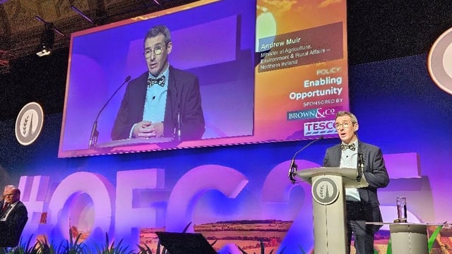 Muir reaffirms 'commitment' to agriculture at UK conference