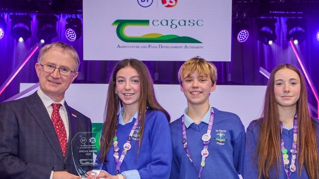 BT Young Scientist: Cork students win special award for crop study