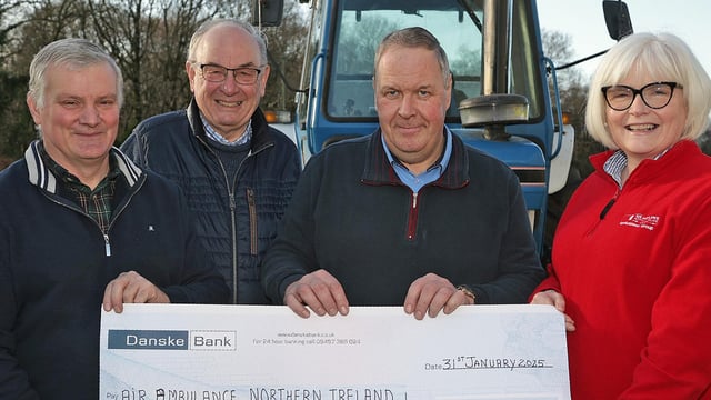 Antrim tractor club raises £12,700 for Air Ambulance NI