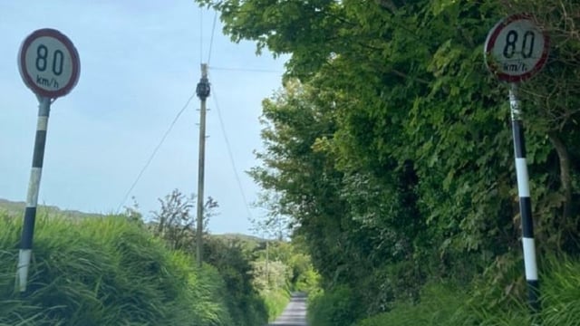 Speed limit reductions to be made on some rural roads this week