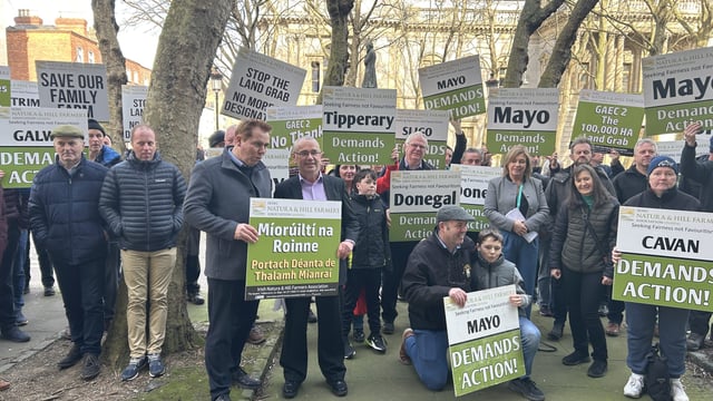 INHFA protesters demand meeting with Heydon over GAEC 2 concerns