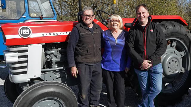 Family tractor and UTB at Blackwater Valley tractor run
