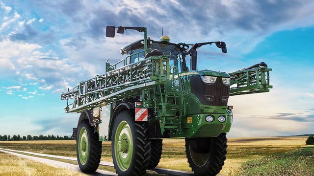 Latest BKT tyre improves crop sprayer efficiency