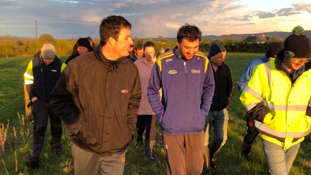 Young farmers learn about planting and managing hedgerows