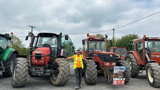 Rev for Trev tractor run aims to drive mental health change