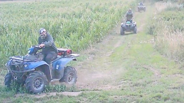 UK police investigating after crops destroyed by quads