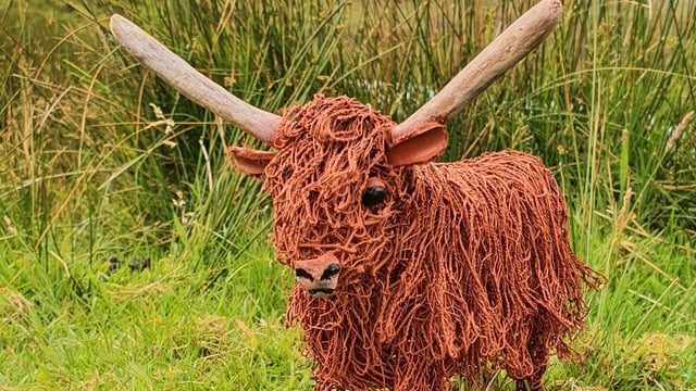 Farm materials put to alternative use in highlighting nature