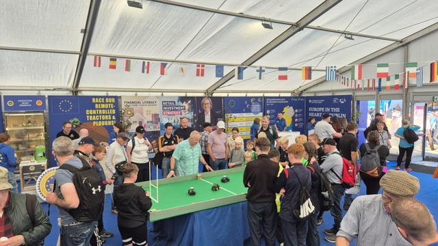 Find out how the EU supports organic farming at Ploughing