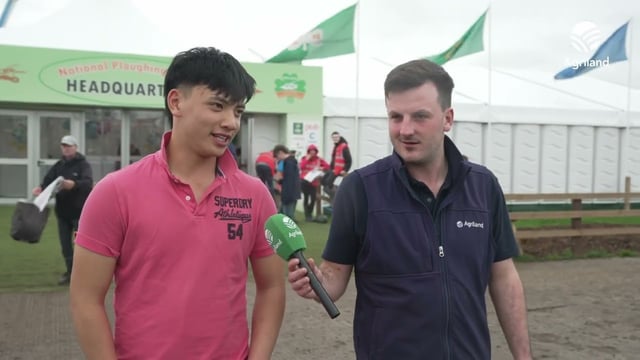 Breifne O'Brien meets Eoin Lynch again one year later #Ploughing2025