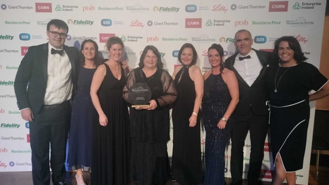 NCBC chief wins STEM award at Mansion House in Dublin