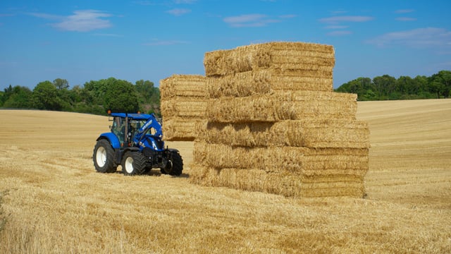 Are farmers equipped with enough straw for the winter season?